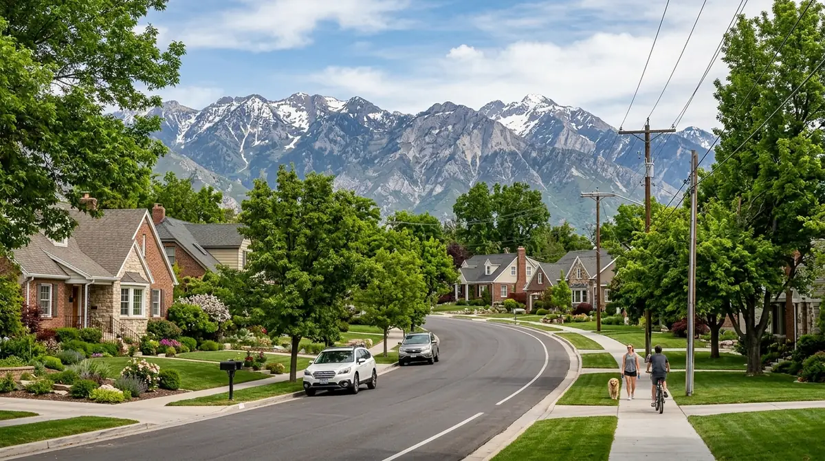 Salt Lake City residential area receiving plumbing service coverage